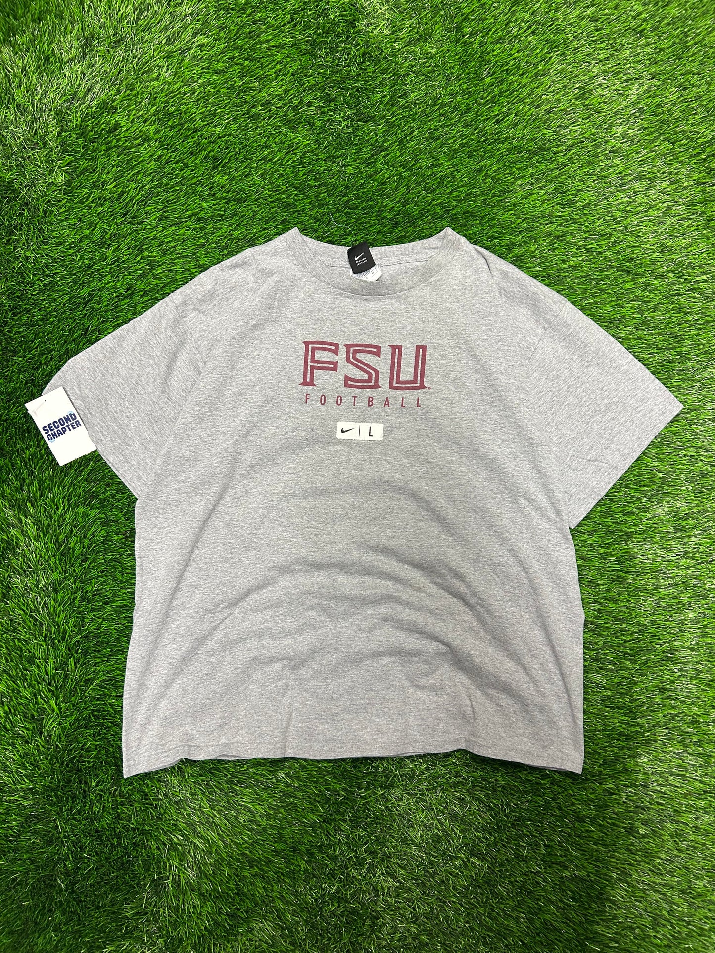 00s Florida State University (FSU) Vintage Nike Center Swoosh Tee (L)
