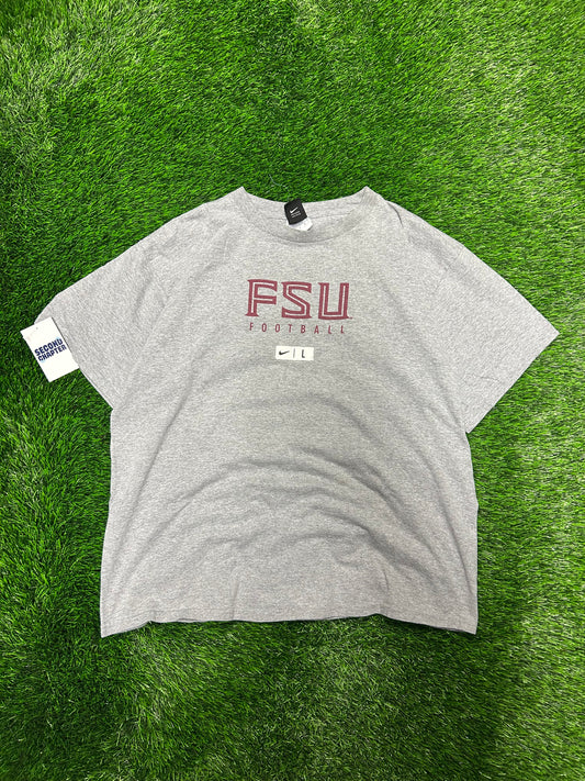 00s Florida State University (FSU) Vintage Nike Center Swoosh Tee (L)