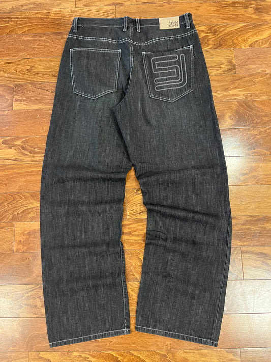 00s Sean John Baggy Black Jeans (36x34)