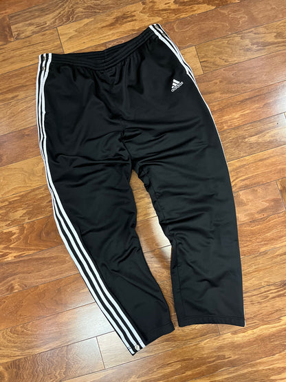 90s Adidas Black Breakaway Track Pants (XL)