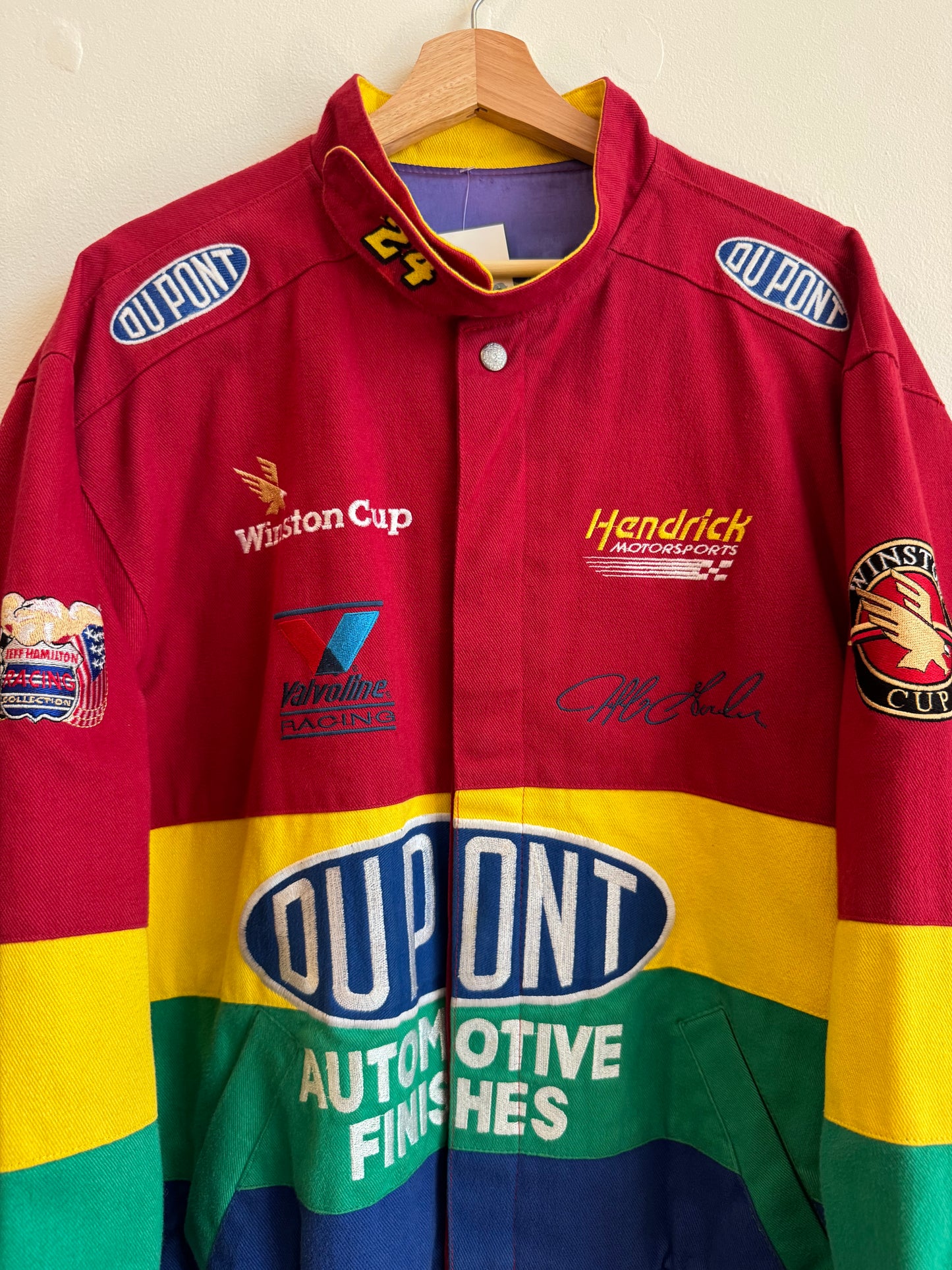 90s Nascar Dupont Jeff Gordon JH Racing Jacket (M)