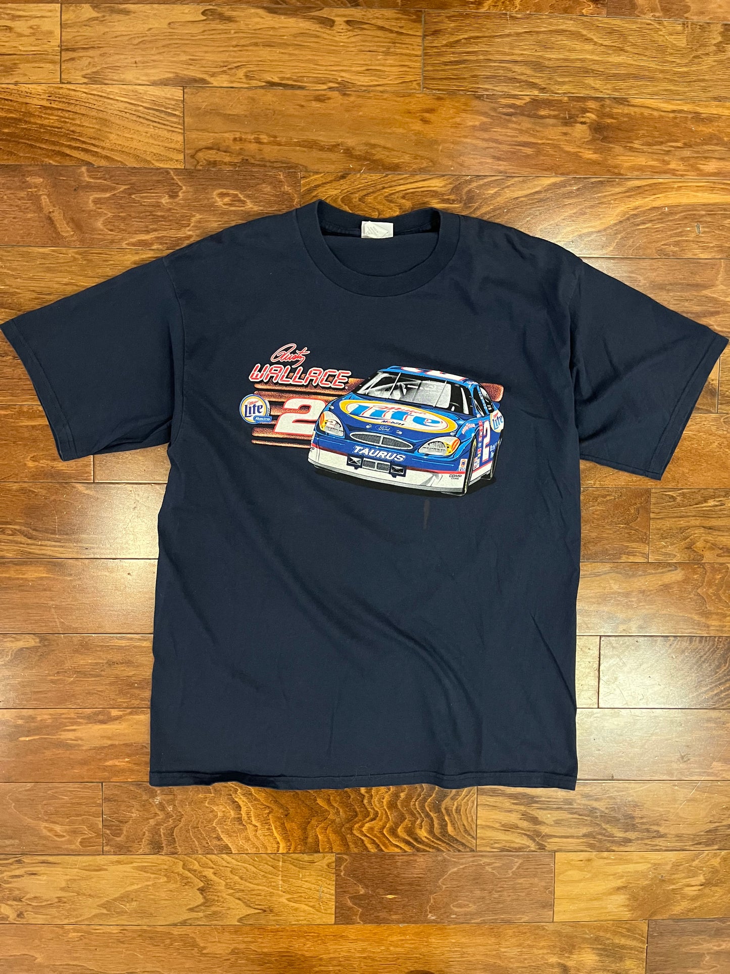 2001 Rusty Wallace Miller Lite Nascar Tee (XL)