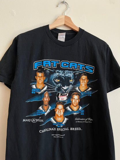 2004 Carolina Panthers Fat Cats NFL Black Tee (M)