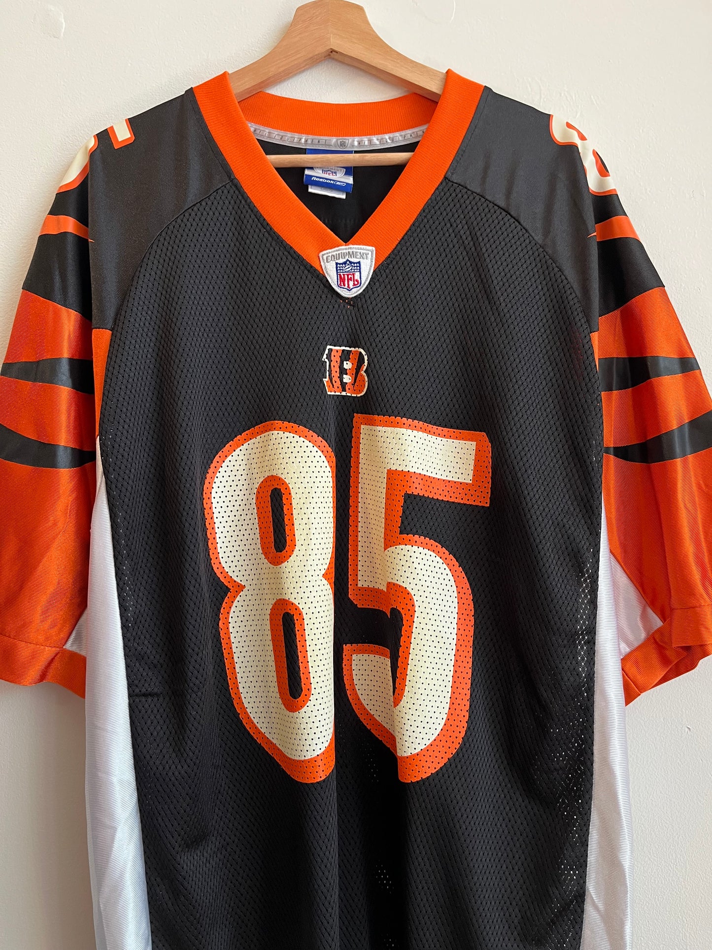 00s Cincinnati Bengals Ocho Cinco Chad Johnson Reebok Jersey (L)
