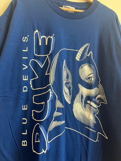 90s Devils Blue Devils Reebok Big Mascot Tee (XL)