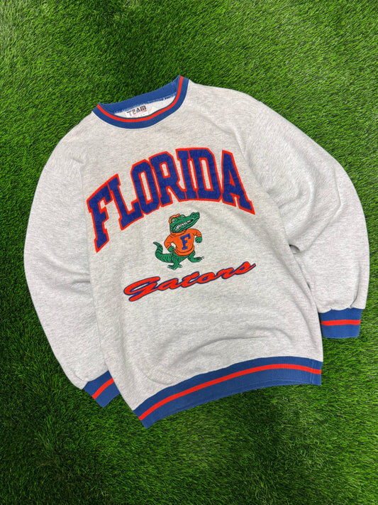 90s University of Florida UF Gators Embroidered Team Edition Vintage Crewneck (S)