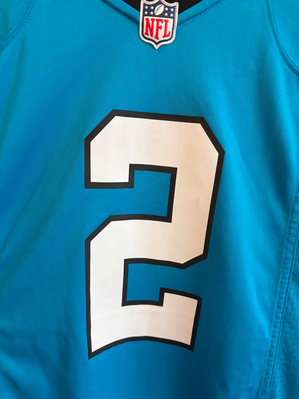 2010s Carolina Panthers DJ Moore Nike Blue Jersey (S)