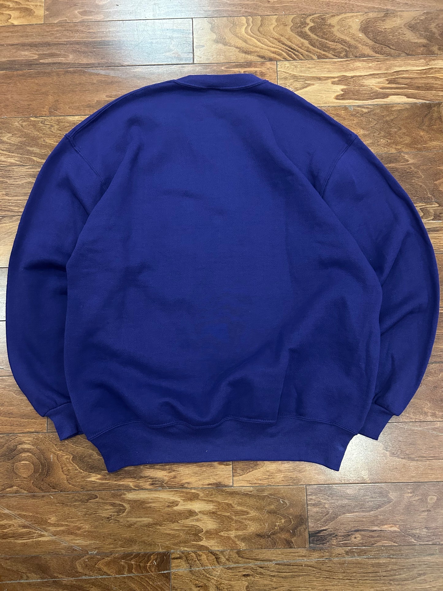 90s East Carolina (ECU) Vintage Purple Russell Crewneck (XL)