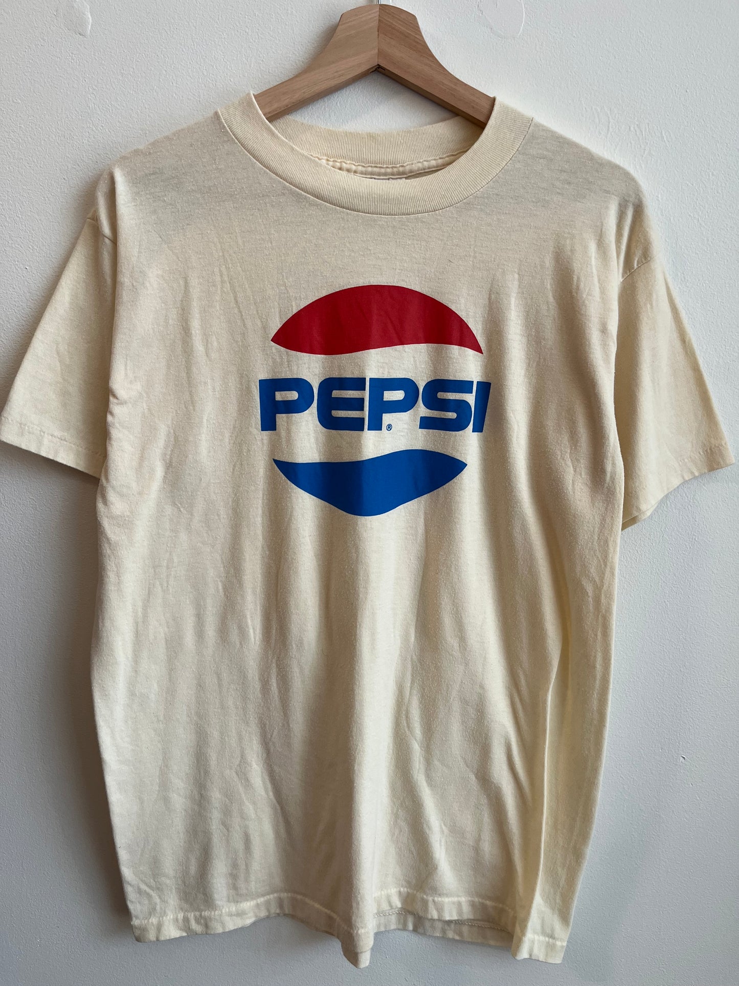 80s Pepsi Spell Out Essential Logo Tee (XL)