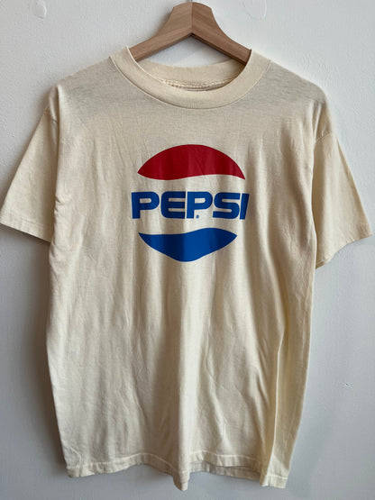 80s Pepsi Spell Out Essential Logo Tee (XL)