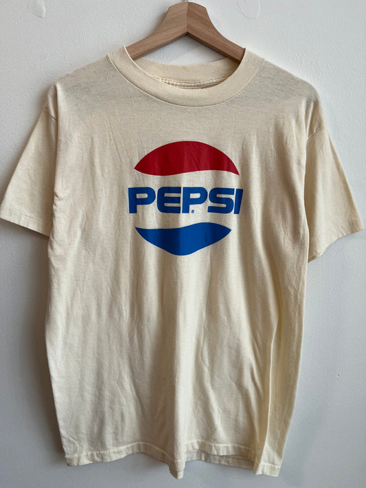 80s Pepsi Spell Out Essential Logo Tee (XL)