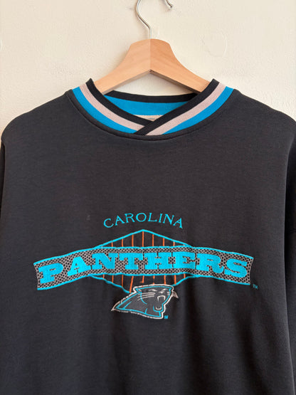 90s Carolina Panthers Starter Embroidered Crewneck (L)
