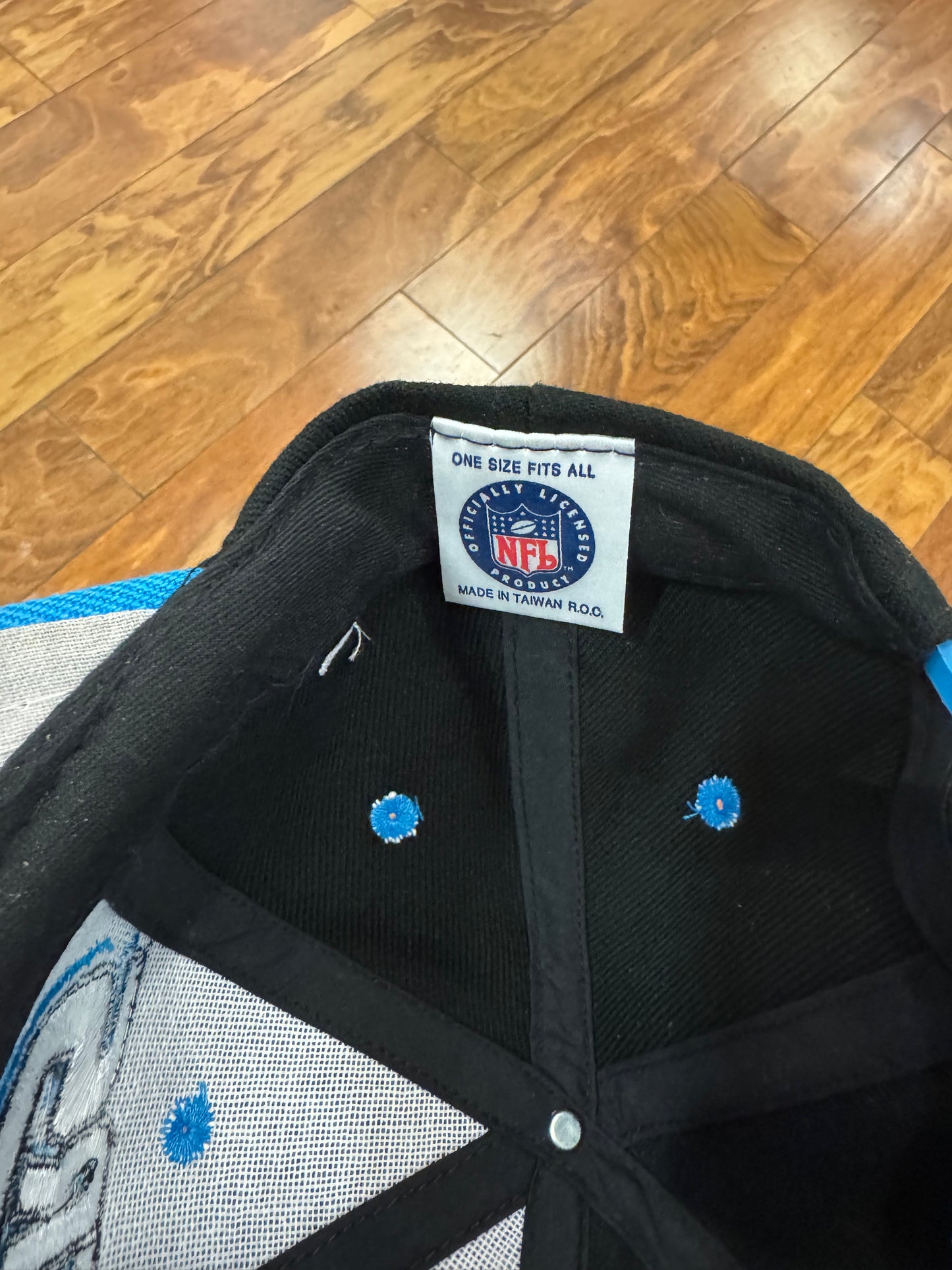 90s Carolina Panthers Logo Athletic Deadstock Vintage Sideline Hat (OS)