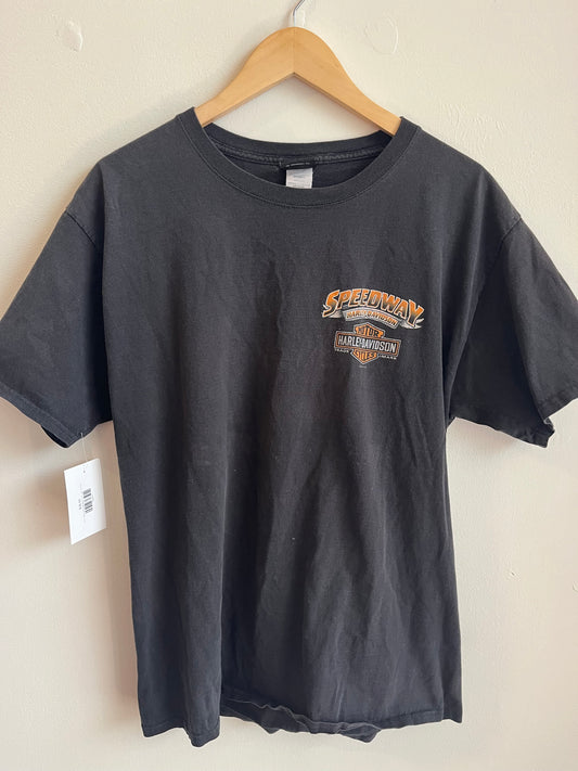 2017 Harley Davidson Concord Speedway Black Tee (L)
