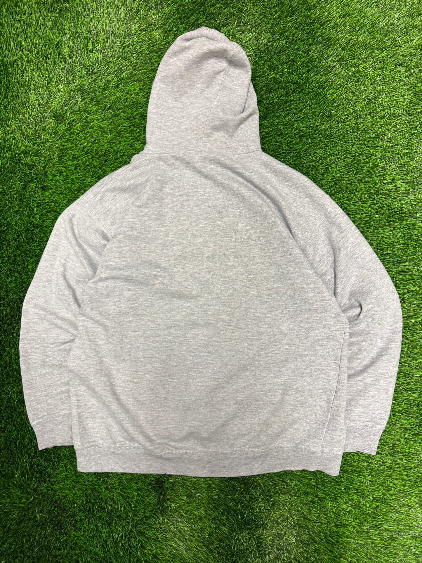 00s University of North Carolina (UNC) Vintage Grey Carolina Spell Out Hoodie (L)