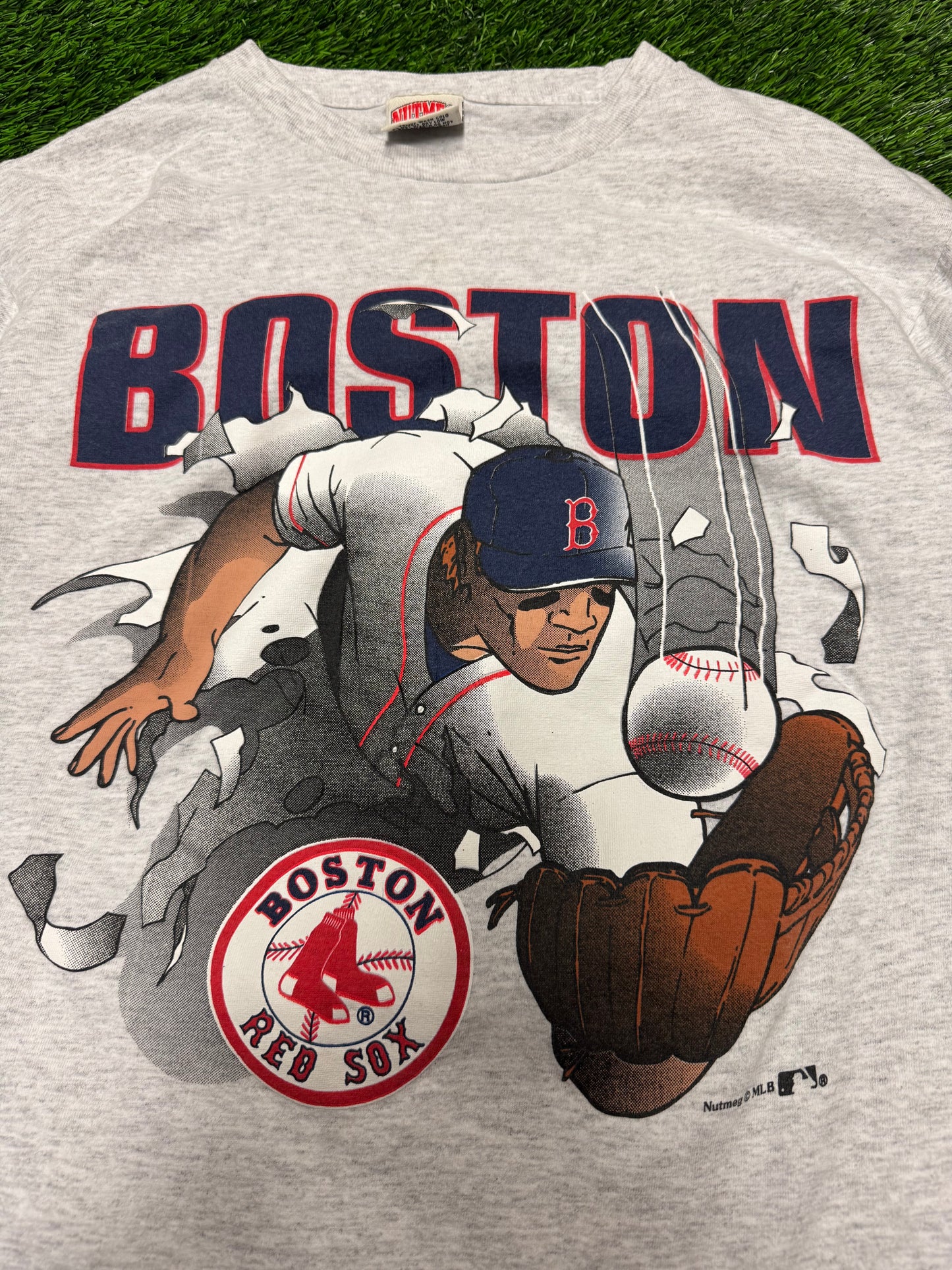 90s Boston Red Sox Vintage Nutmeg Breakthrough Tee (L)