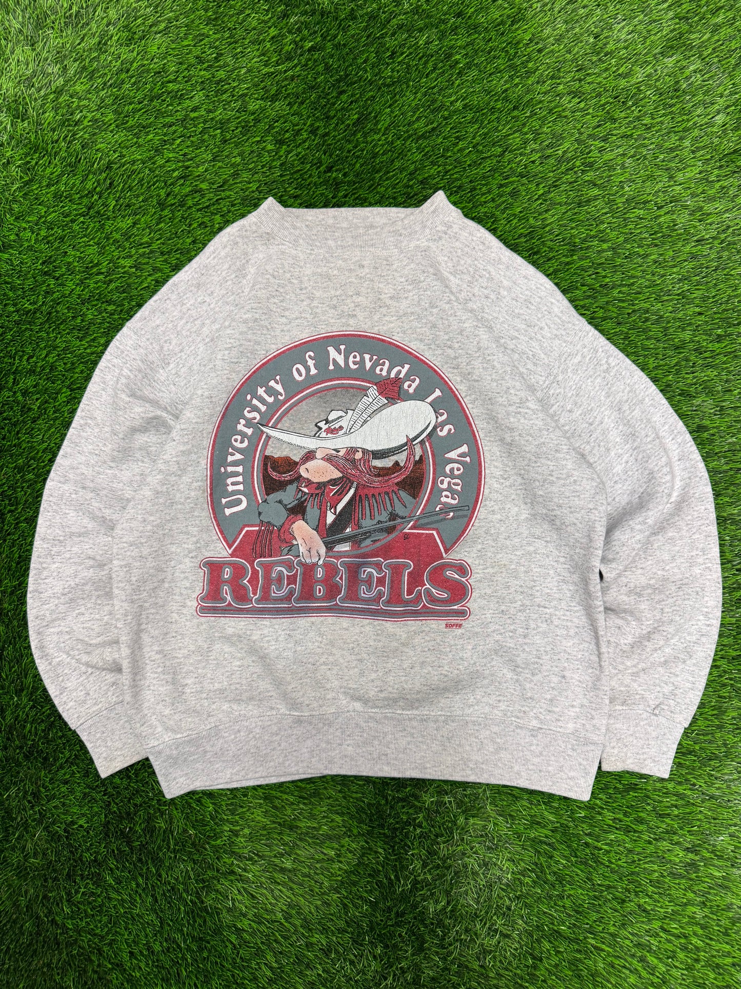 90s University of Nevada Las Vegas (UNLV) Rebels Vintage Soffe Crewneck (XL)