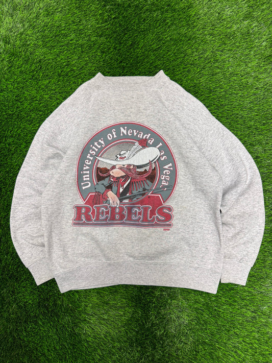 90s University of Nevada Las Vegas (UNLV) Rebels Vintage Soffe Crewneck (XL)