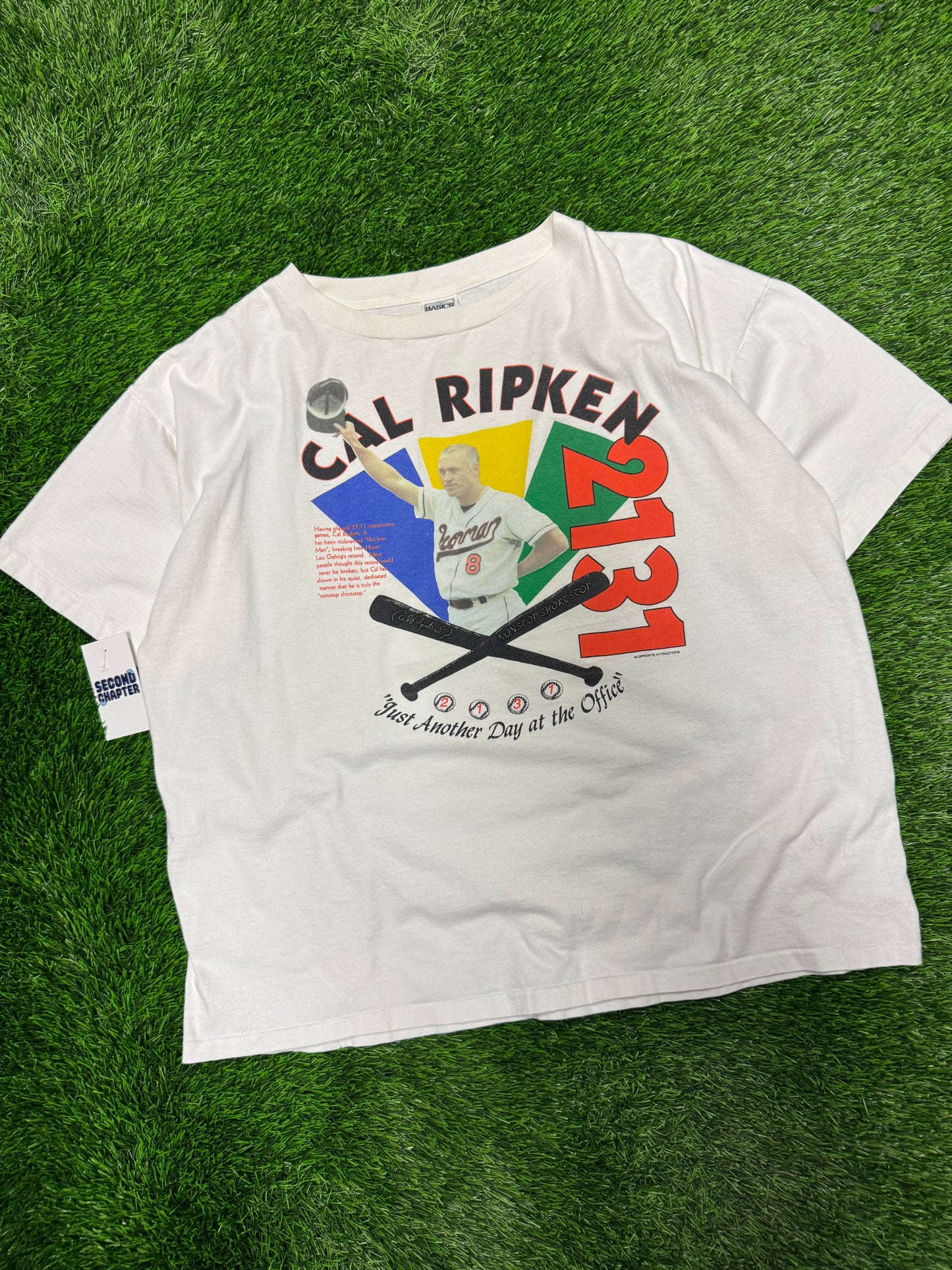 90s Cal Ripken Ironman 2131 Games Tee (XL)