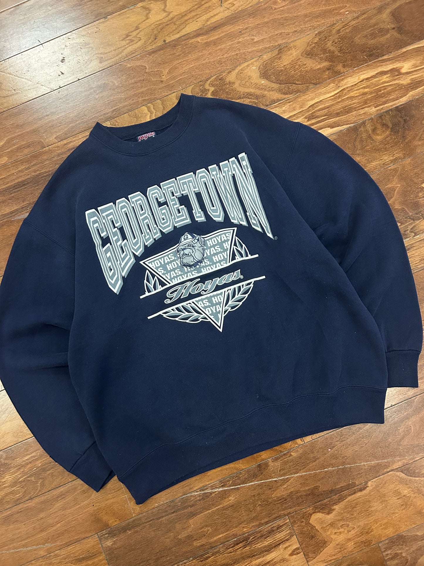 90s Georgetown Vintage Jansport Navy Crewneck (XL)