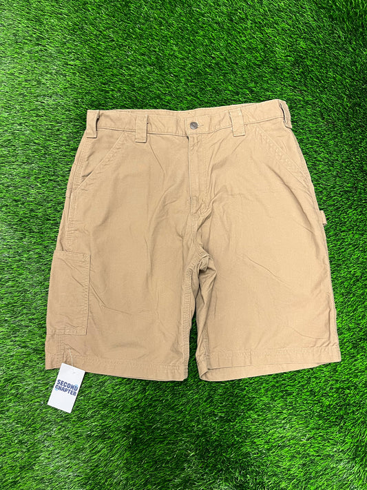 2011 Carhartt Tan Workwear Carpenter Vintage Workwear Shorts (36)