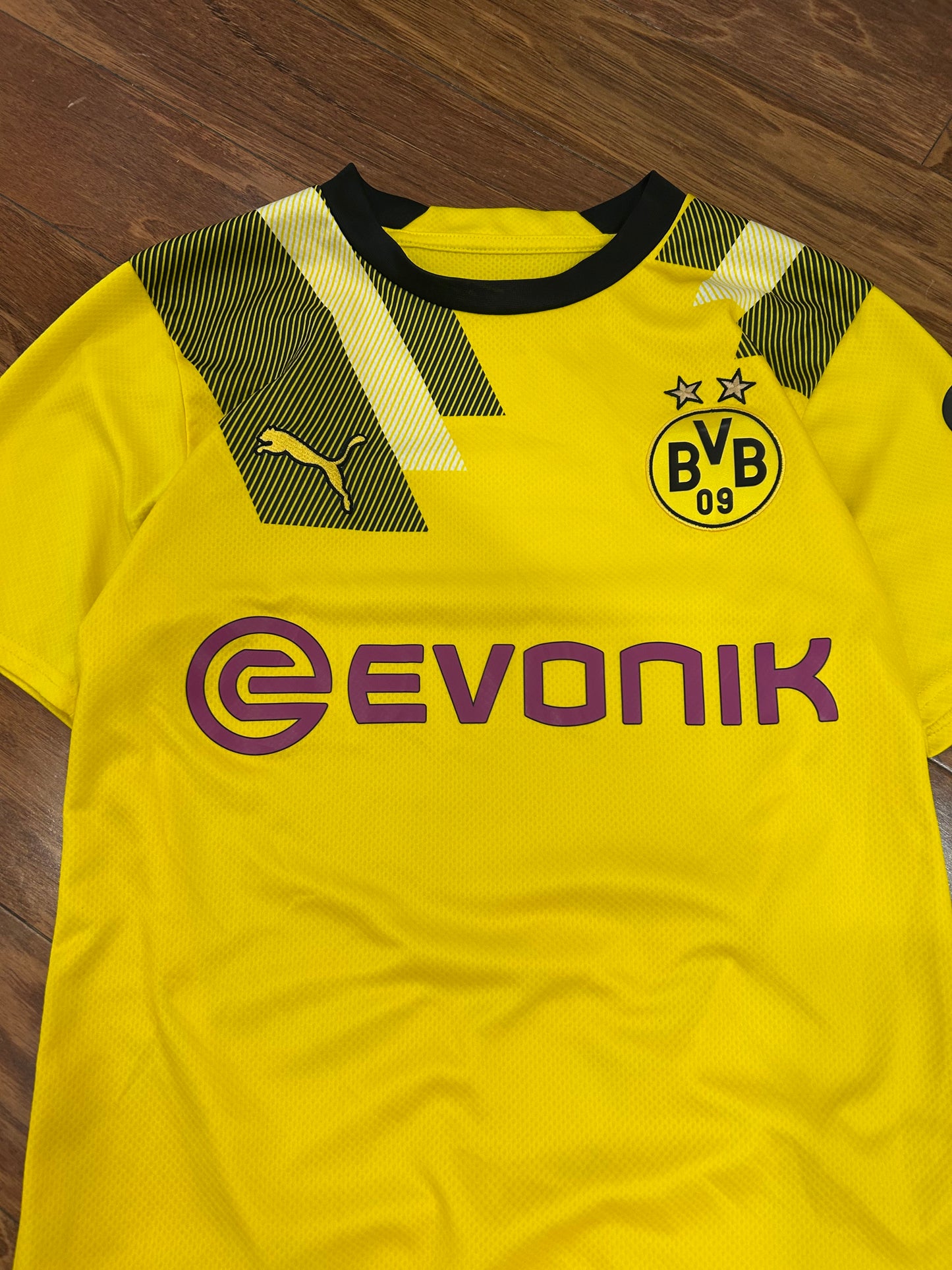 BoRussia Dortmund Puma Soccer Jersey 2022-23 Home Kit (S)