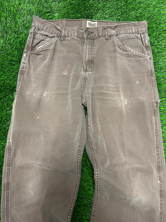 00s CE Schmidt Mocha Workwear Pants (36 x 34)