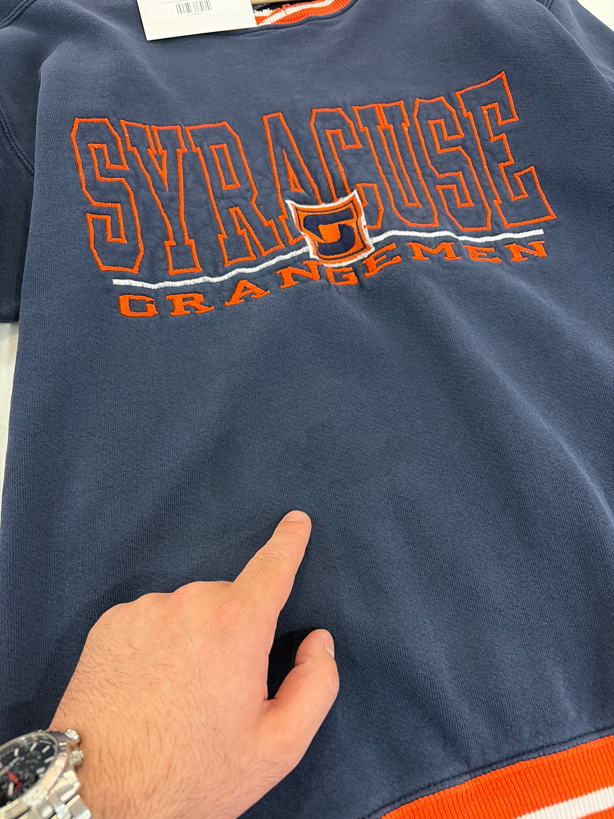 90s Syracuse Orangemen Team Edition Crewneck (L)