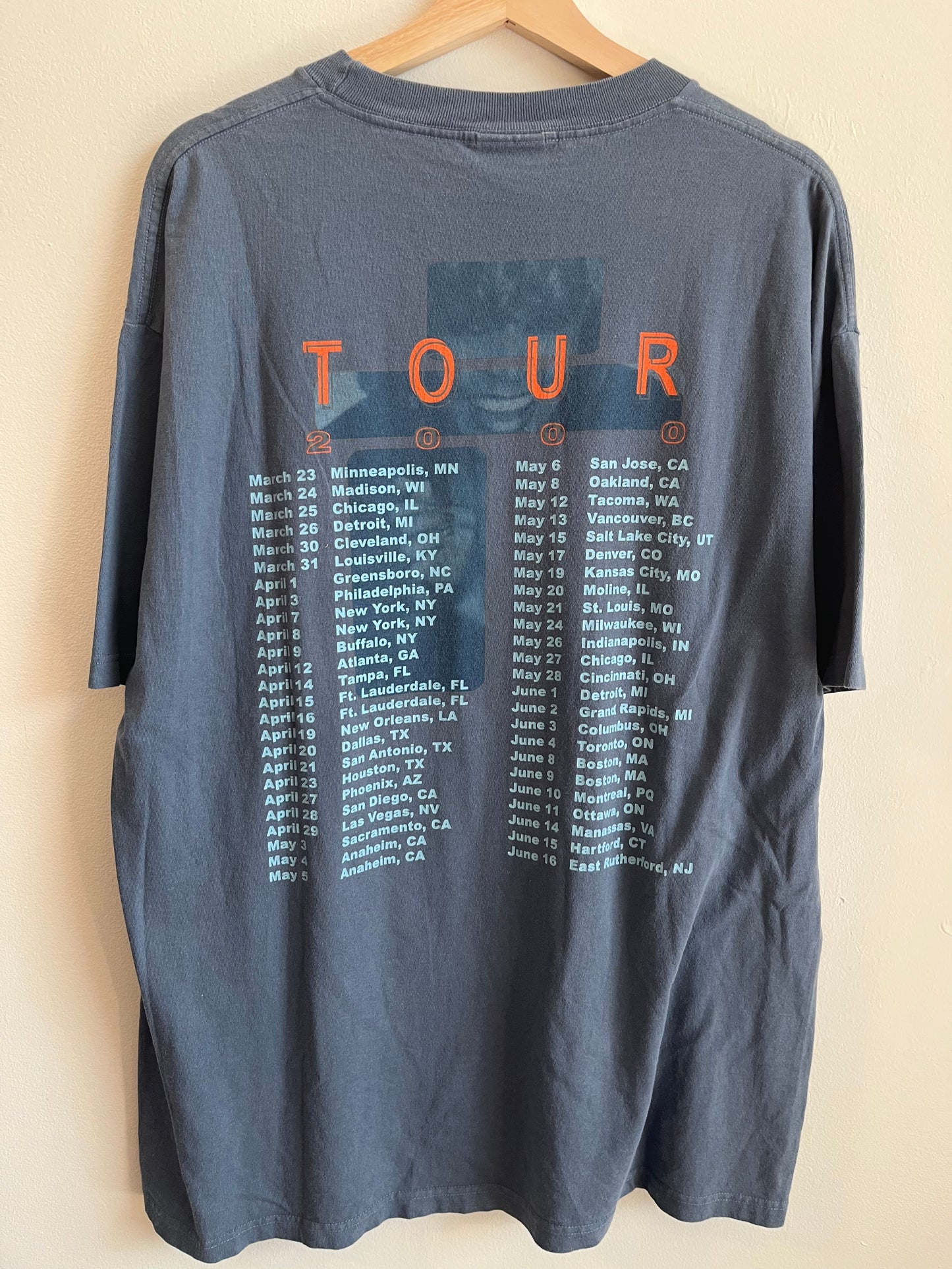 2000 Tina Turner Twenty Four Seven Tour Concert Music Tee (XL)