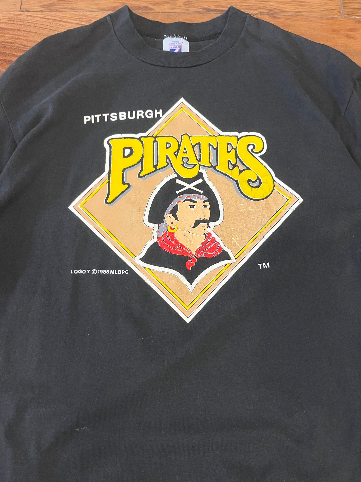 1988 Pittsburgh Pirates MLB Vintage Tee (XL)