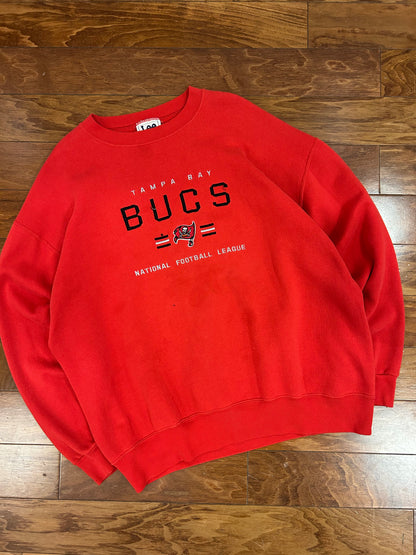 00s Tampa Bay Buccaneers Lee Embroidered Crewneck (XL)