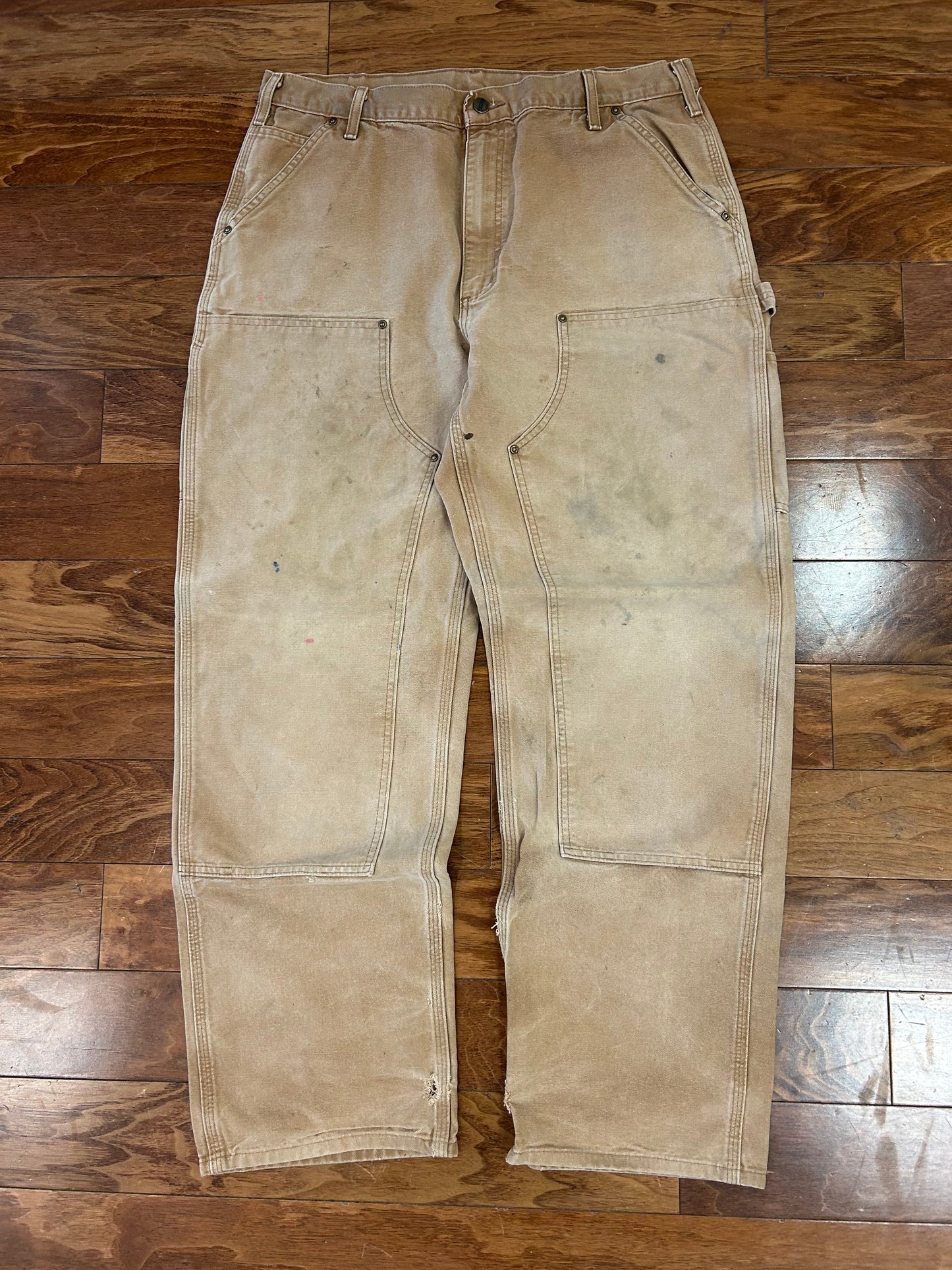 Carhartt Faded Double Knee Pants (36 x 32)