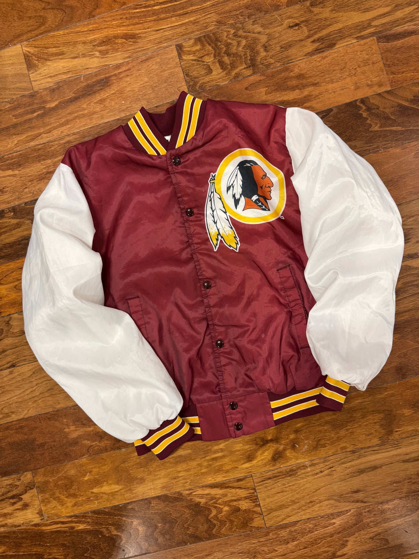90s Washington Redskins Fanimation Satin Vintage Jacket (S)