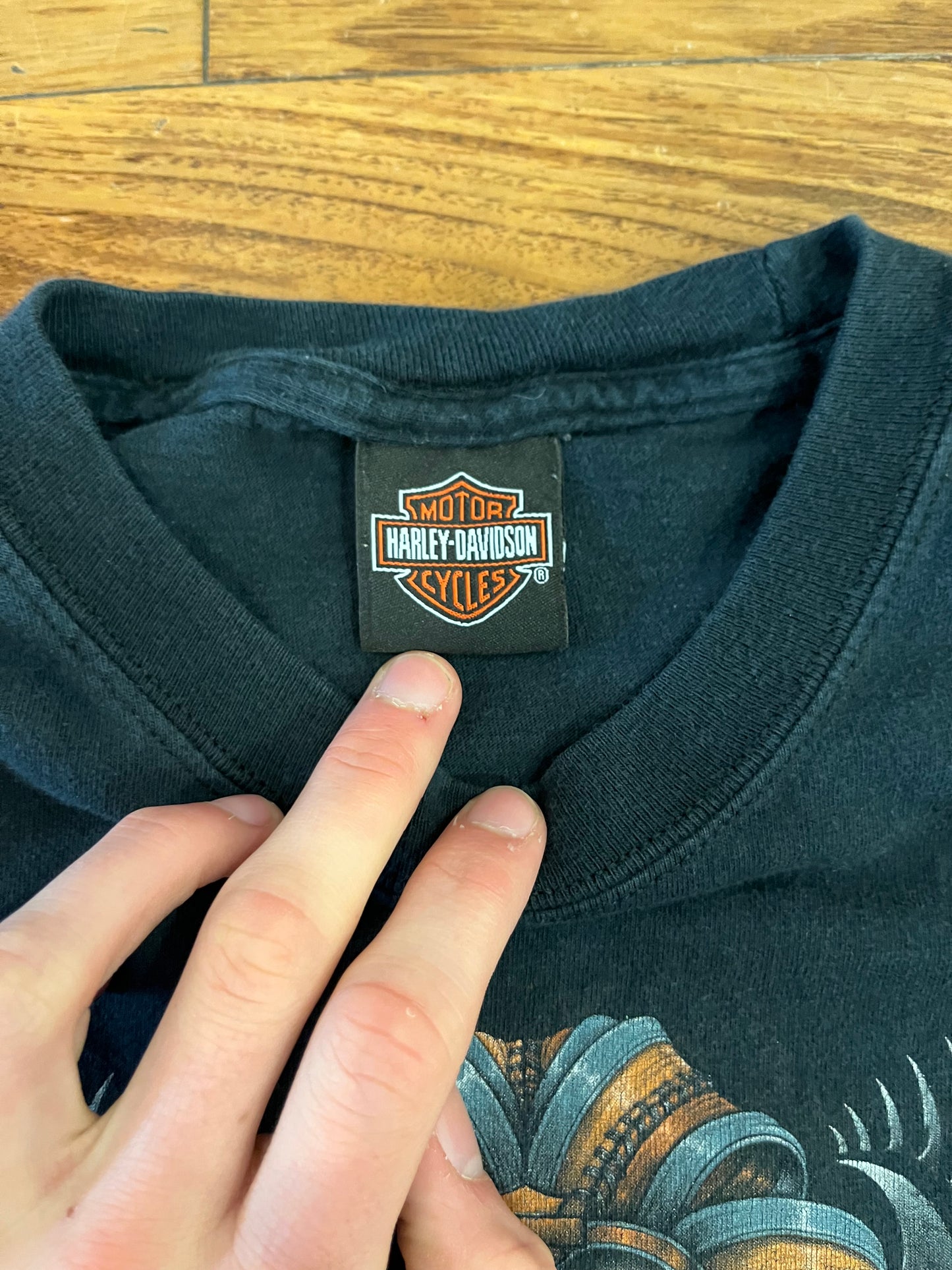 00s Harley Davidson Tribal Tee (M)