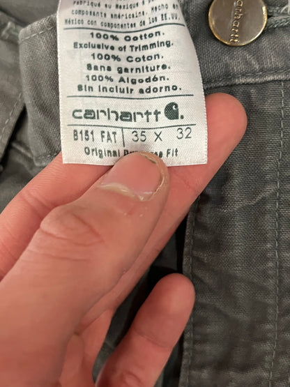 2012 Carhartt Fatigue Carpenter Pants (35 x 32)