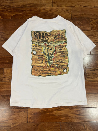 00s Brooks & Dunn Country Music Tour Tee (XL)