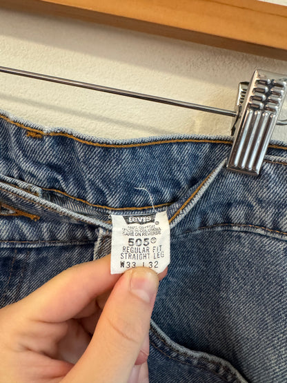 1998 Levi's 505 Blue Shorts (33)