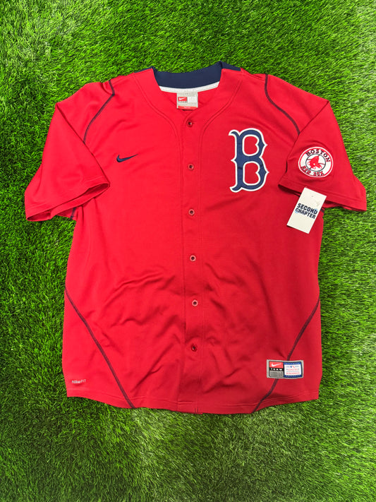 00s Boston Red Sox Nike Kevin Youkilis #20 Vintage MLB Baseball Jersey (L)