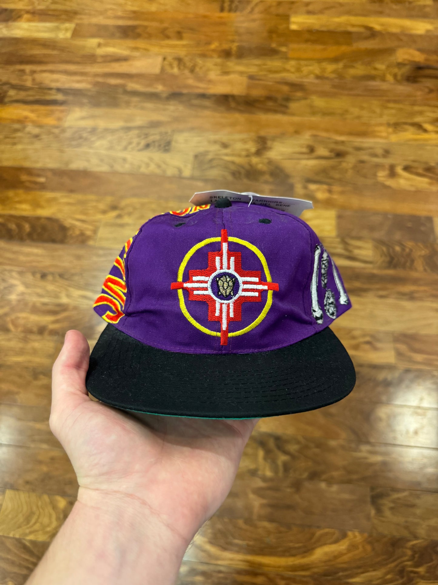 1996 Skeleton Warriors Embroidered Snapback Hat (OS)