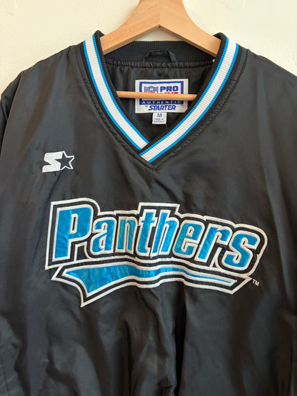 90s Carolina Panthers Starter Rare Embroidered Windbreaker (M)