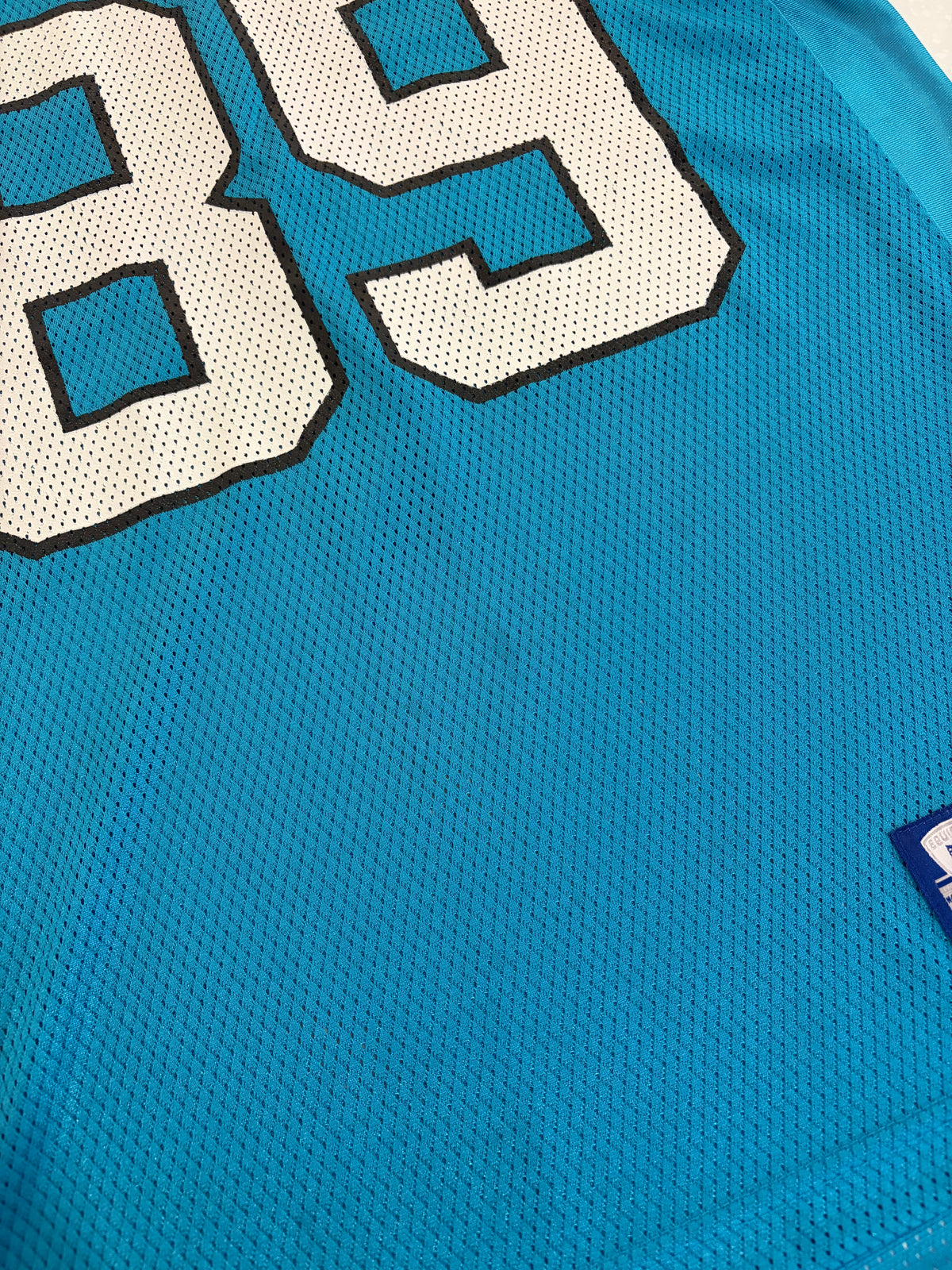 00s Carolina Panthers Steve Smith Reebok Blue Jersey (M)