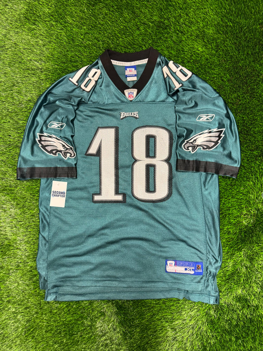 Philadelphia Eagles Dante Stallworth Reebok #18 Jersey (XL)