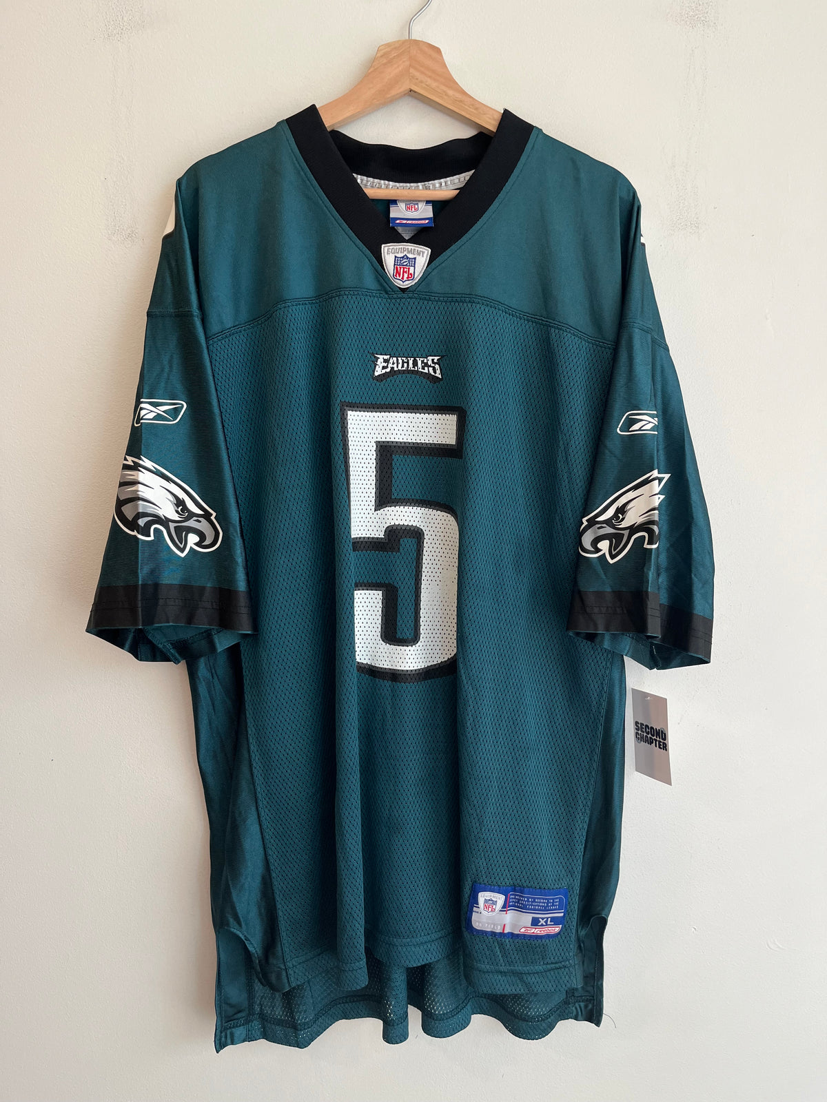 00s Philadelphia Eagles Donovan McNabb Reebok Home Jersey (XL)