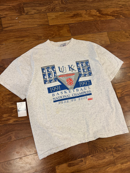1992 Duke Basketball "Back to Back" Alpha Tee (XL)