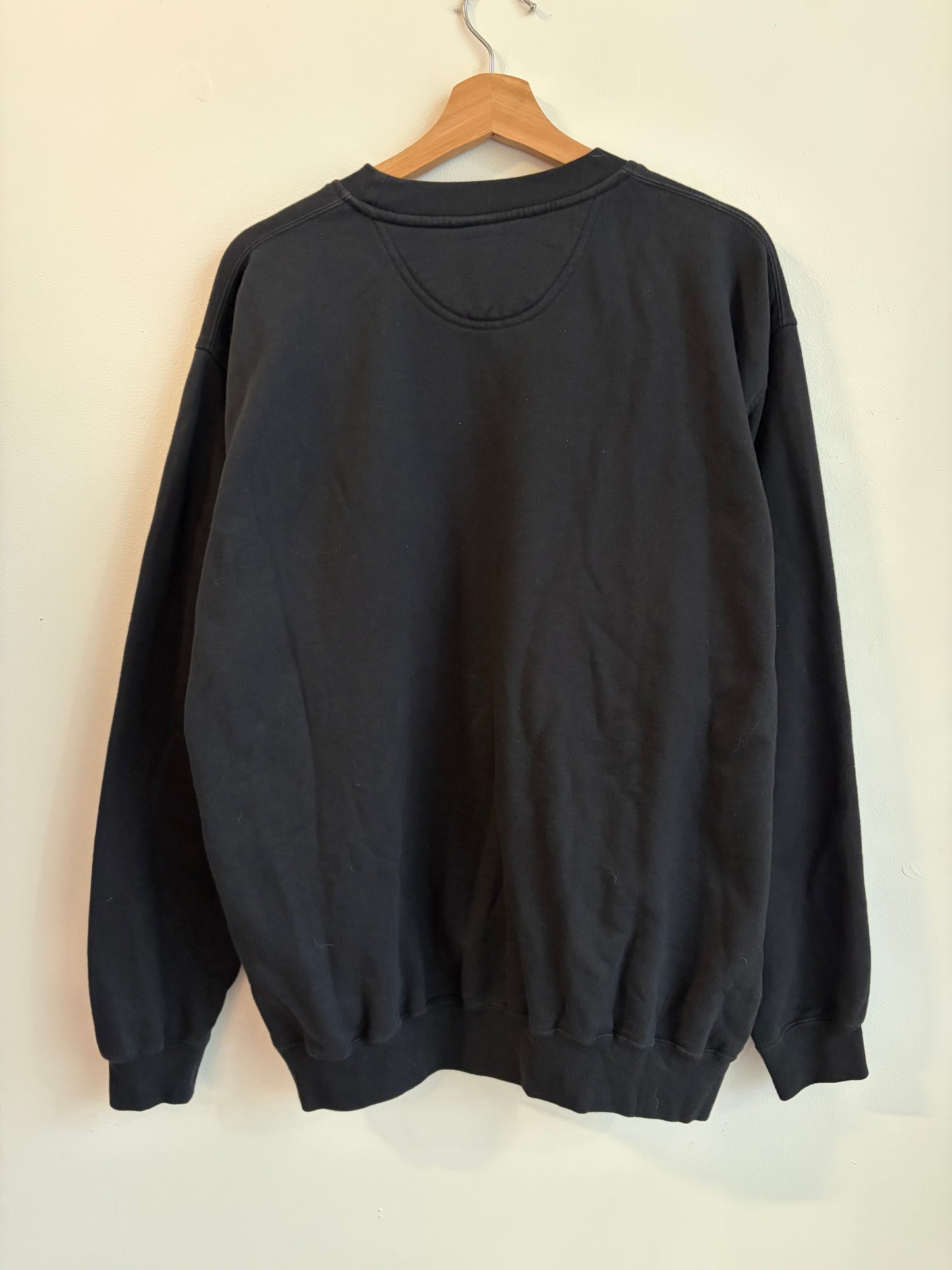 00s Oakland Raiders NFL Spell Out Crewneck (L)