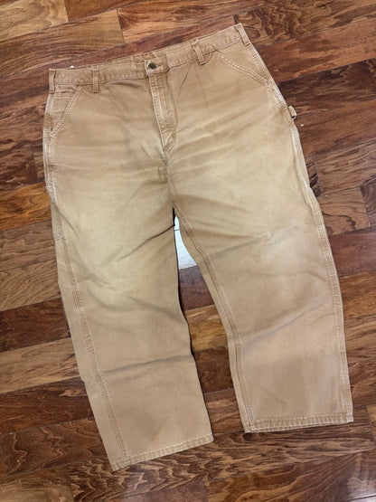 2014 Carhartt Faded Tan Carpenter Pants (42 x 30)