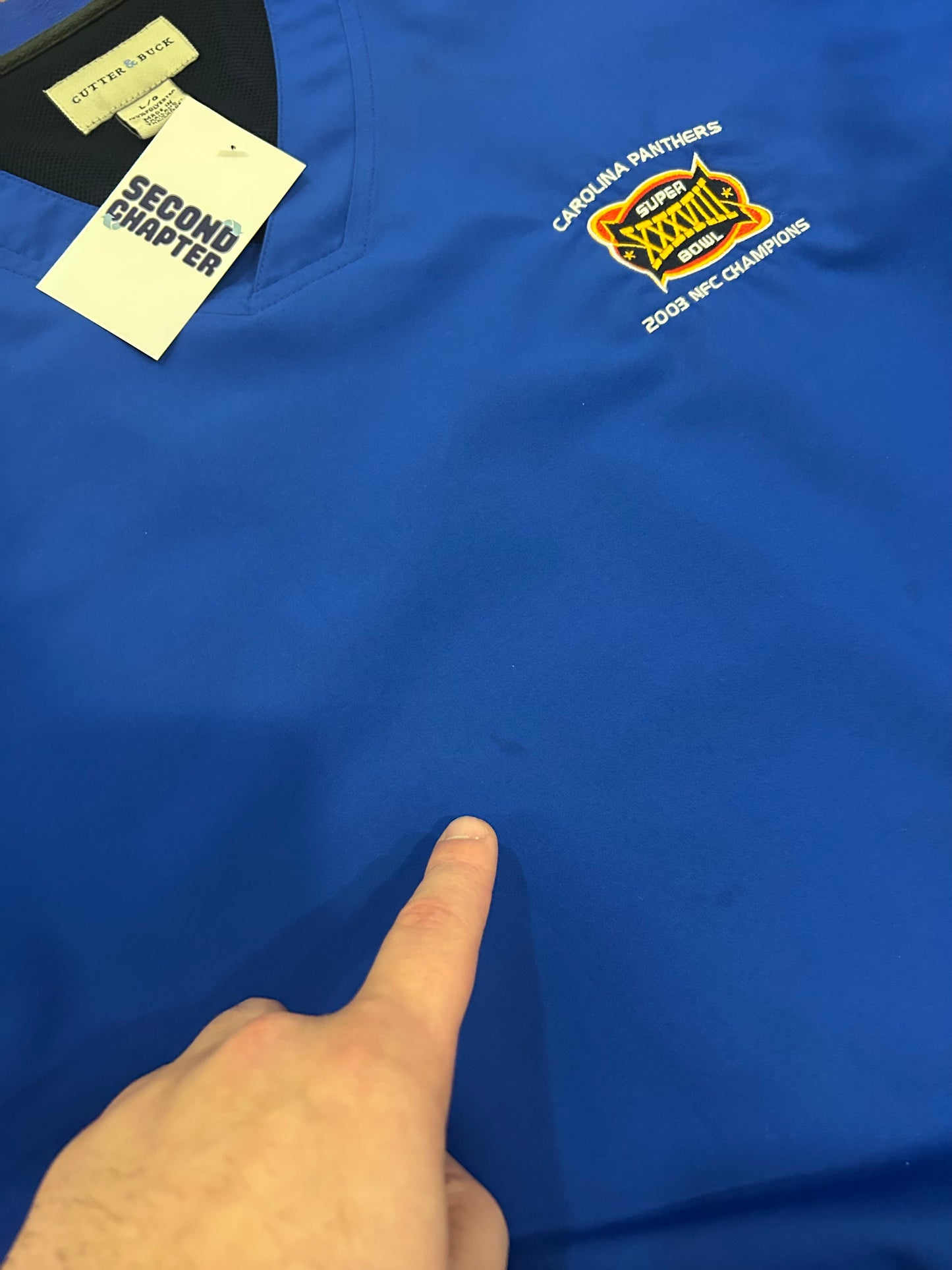 2003 Carolina Panthers Super Bowl Windbreaker (L)