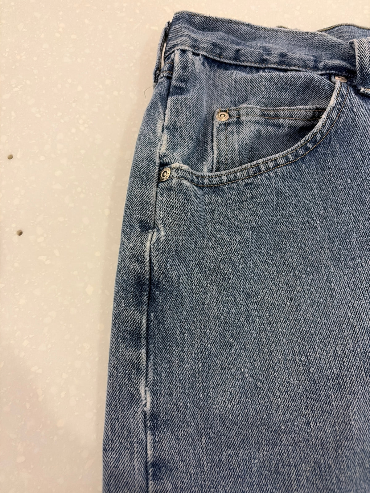 00s Wrangler Blue Shorts (34)
