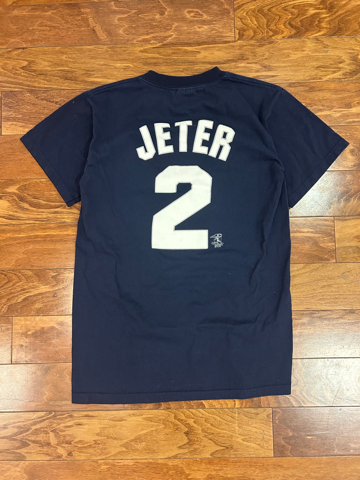 00s New York Yankees Derek Jeter #2 Jersey Tee (M)