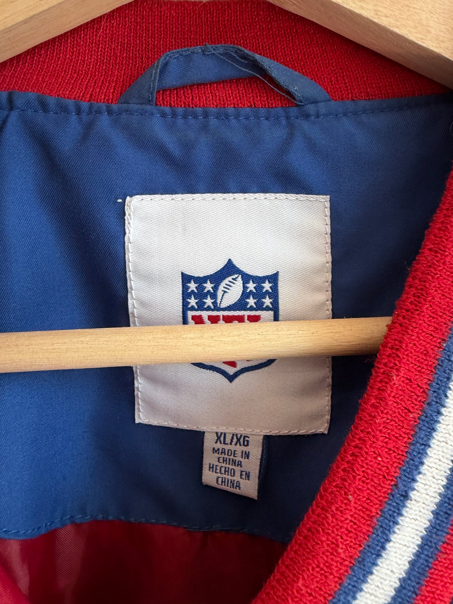 2000s New York Giants NFL Blue Windbreaker (XL)